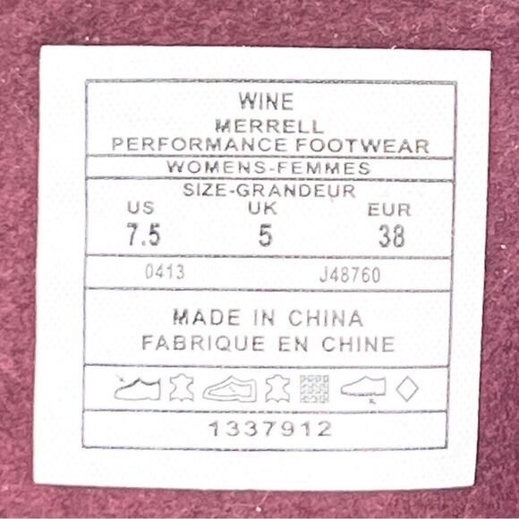 Merrell Evera Fade Wine Burgundy Suede Leather Zip Block Heel Ankle Booties 7.5 - Picture 8 of 12